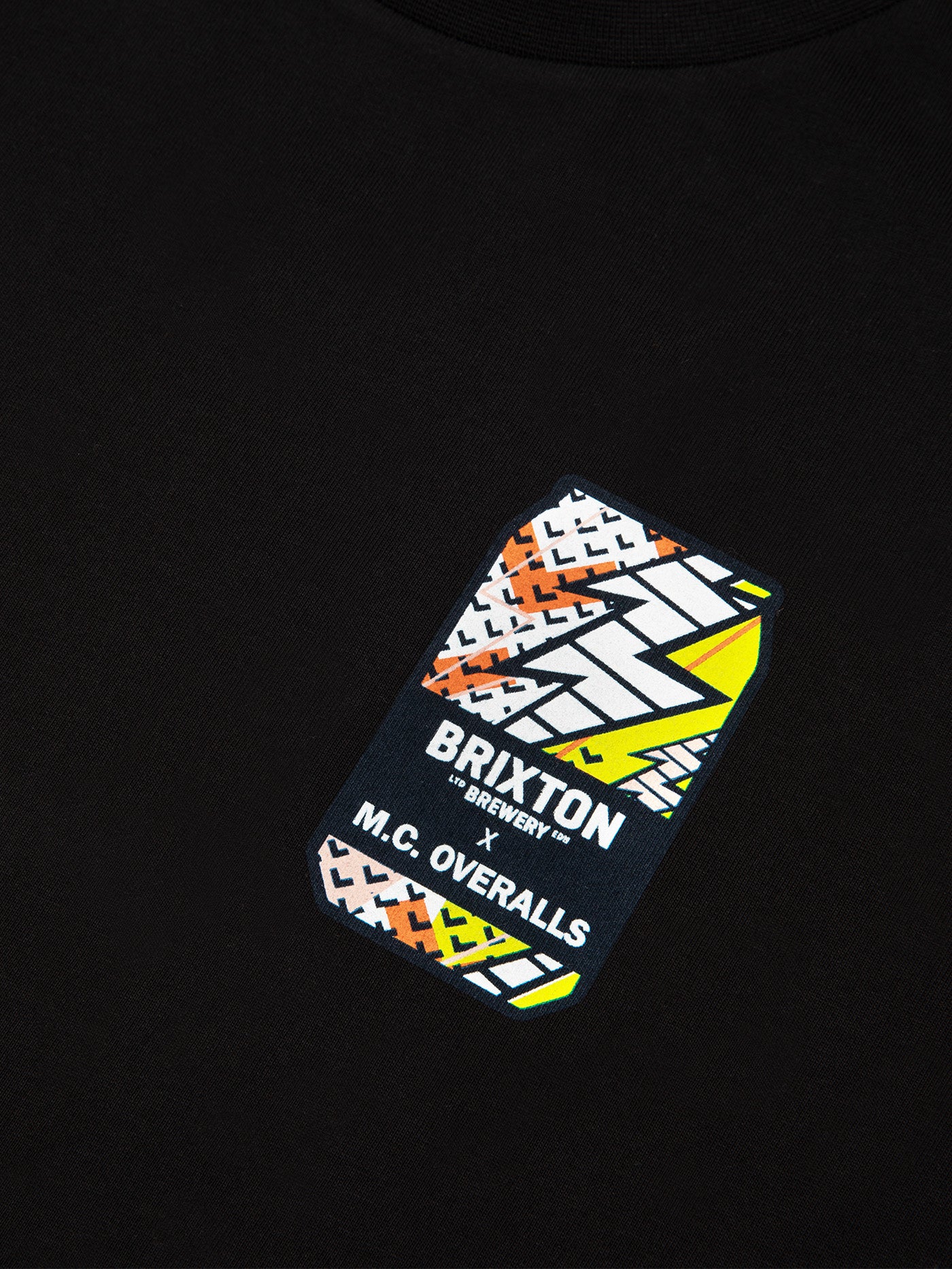 Brixton Brewery x M.C.Overalls T-Shirt Black