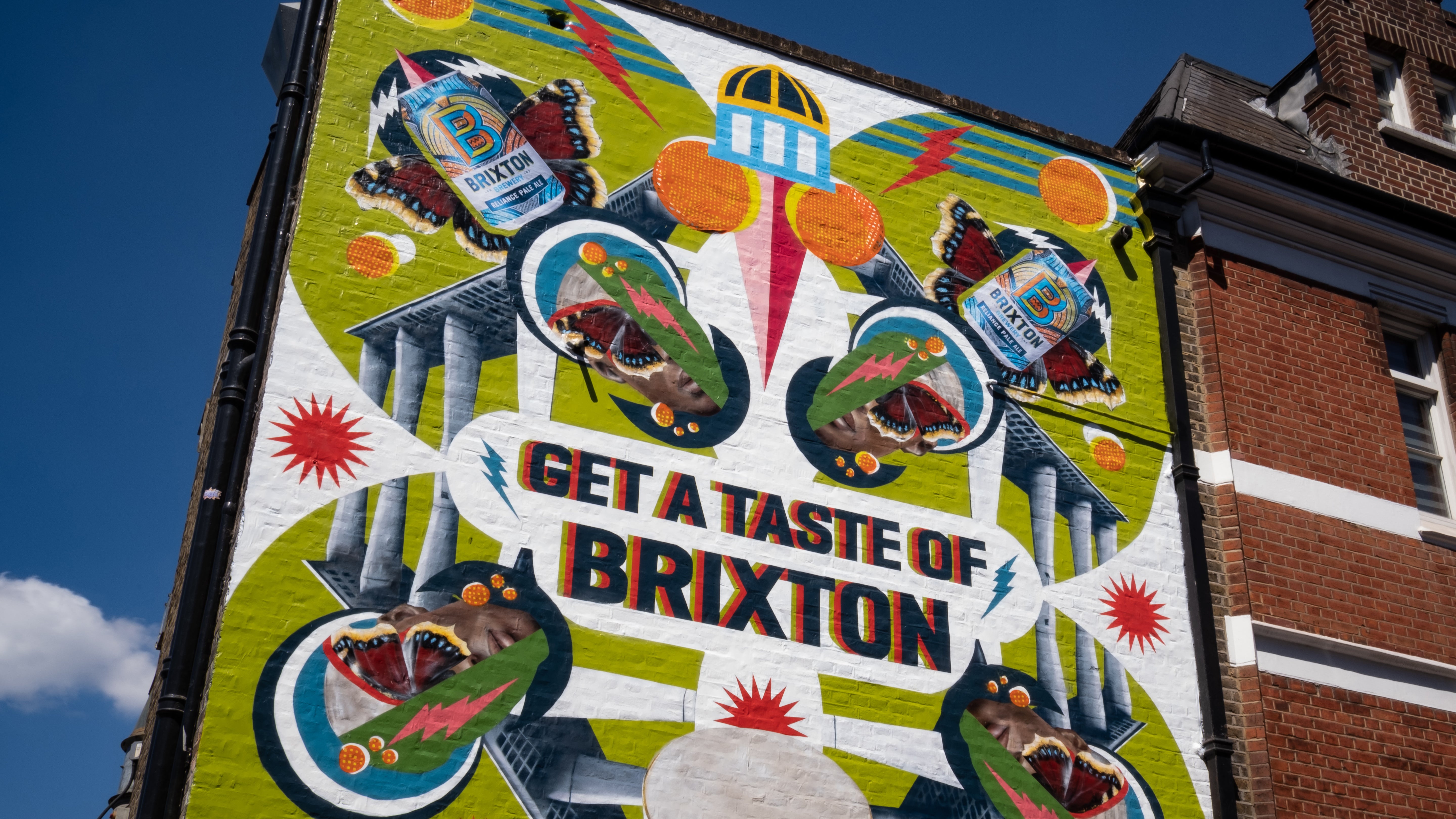 Get A Taste of Brixton Mural by Azarra Amoy