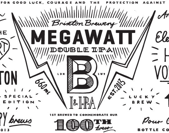 MEGAWATT IIPA - Our 100th brew
