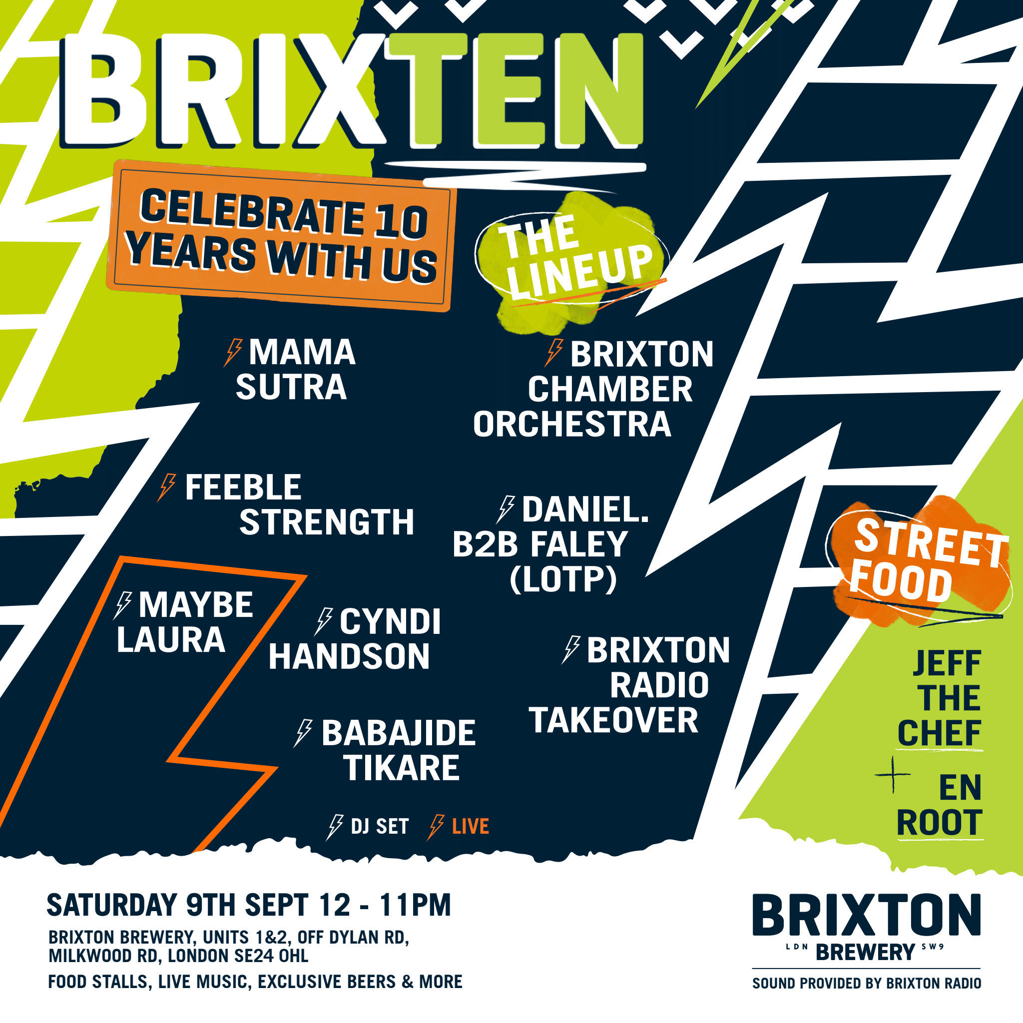 WE'RE CELEBRATING 10 YEARS OF BRIXTON BREWERY!