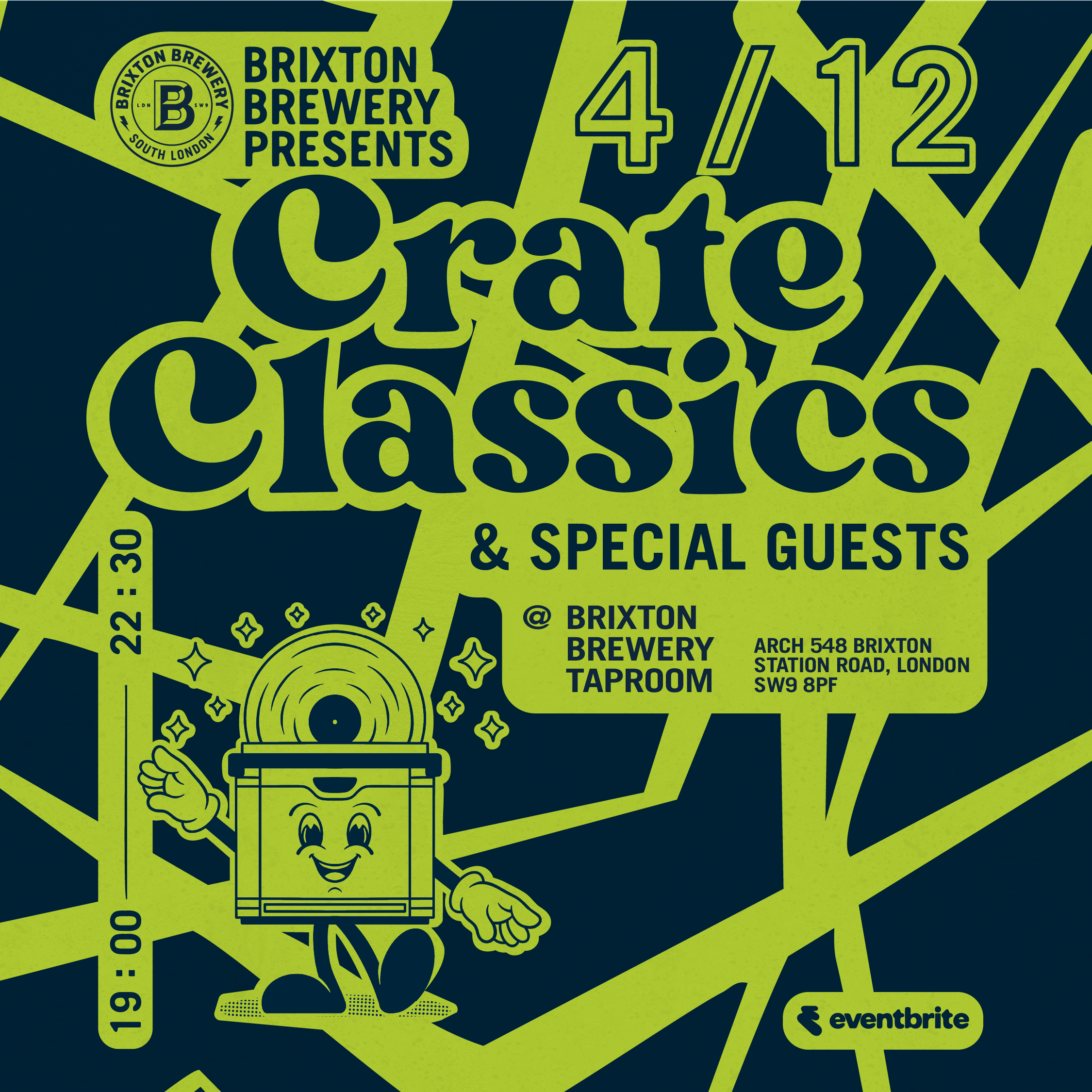 Brixton Brewery Presents: Crate Classics + Special Guests