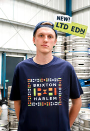 Brixton Brewery x Brixton Street Wear, Navy Blue T-Shirt