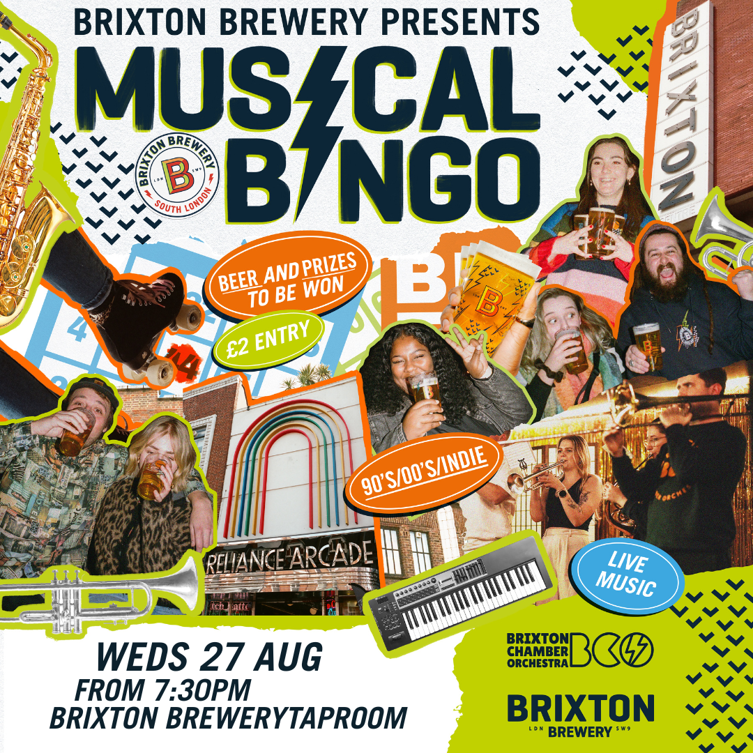 Musical Bingo @Brixton Brewery with Brixton Chamber Orchestra LIVE!