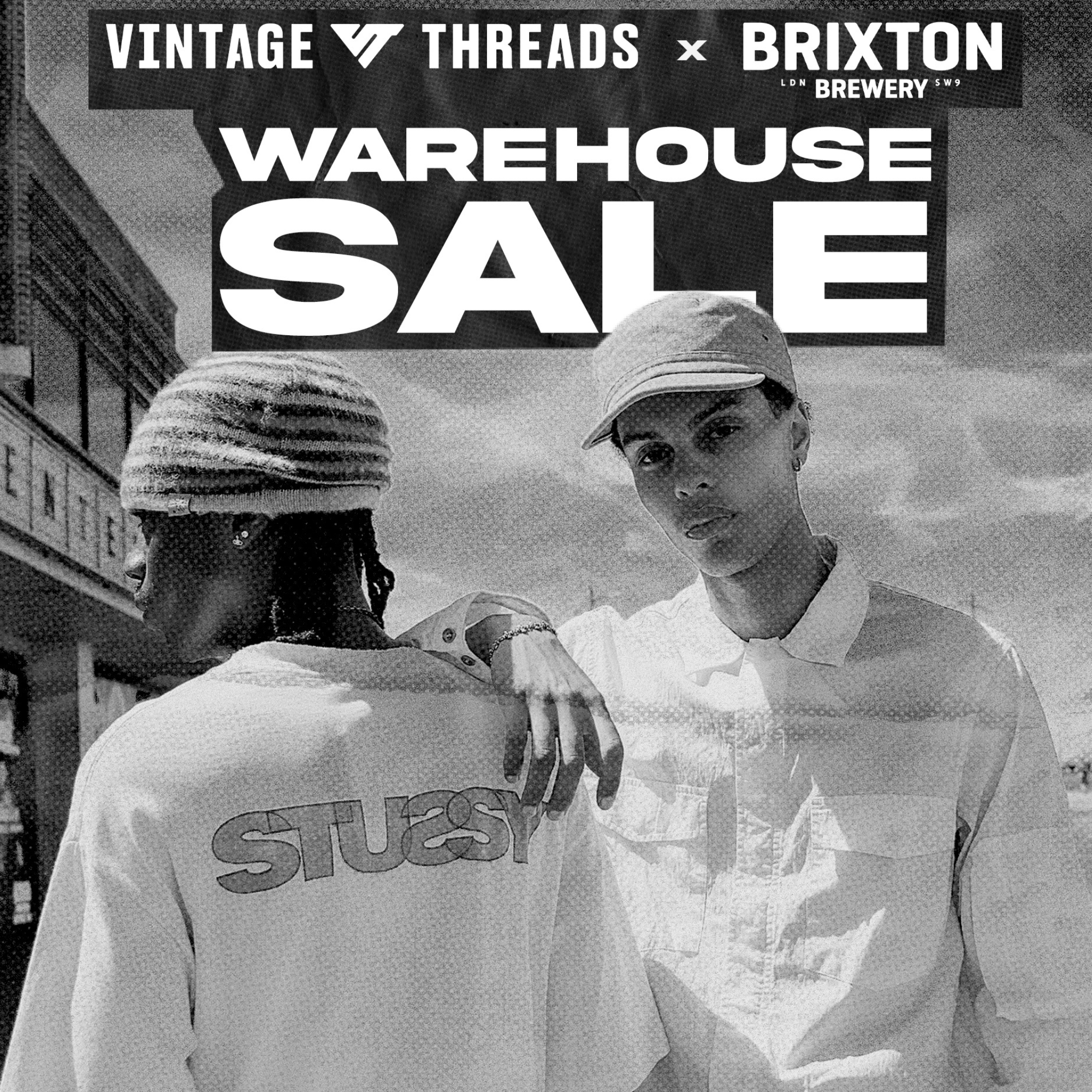 VINTAGE THREADS X BRIXTON BREWERY WAREHOUSE SALE
