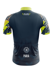 Brixton Brewery x Paria Navy Bolts and Chevrons Cycling Jersey